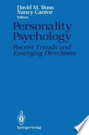 Personality Psychology : Recent Trends and Emerging Directions /