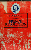 Balzac and the French Revolution /