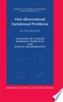 One-dimensional variational problems : an introduction /