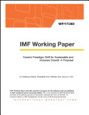 Korea's Paradigm Shift for Sustainable and Inclusive Growth.