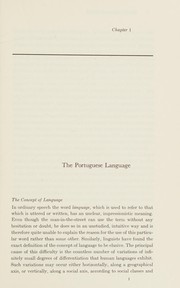 The Portuguese language /