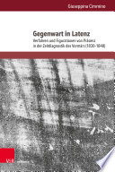 GEGENWART IN LATENZ verfahren und figurationen von prasenz in der zeitdiagnostik des vormarz... 1830-1848.