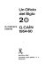 Un oficio del siglo 20 [as printed] G. Cain 1954-60 /