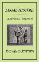 Legal history : a European perspective /