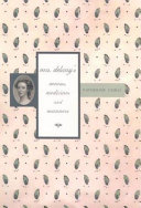 Mrs. Delany's menus, medicines, and manners /