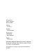 The necessity of the mind : an analytic study of the mechanism of over determination in automatic and lyrical thinking, and of the development of affective themes in the individual consciousness /