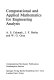 Computational and applied mathematics for engineering analysis /