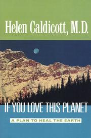 If you love this planet : a plan to heal the earth /