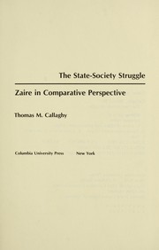 The state-society struggle : Zaire in comparative perspective /