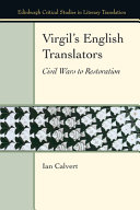 Virgil's English translators : civil wars to restoration /