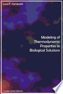 Modeling of thermodynamic properties in biological solutions /