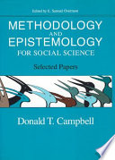 Methodology and epistemology for social science : selected papers /
