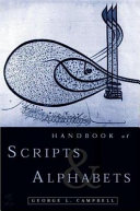 Handbook of scripts and alphabets /