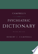 Campbell's psychiatric dictionary.