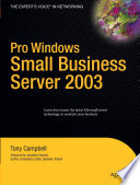 Pro Windows Small business server 2003 /