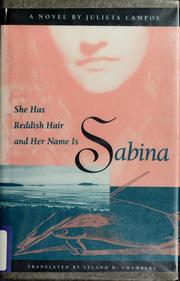 She has reddish hair and her name is Sabina : a novel /