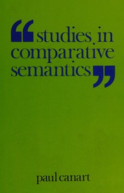 Studies in comparative semantics /