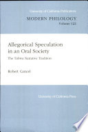 Allegorical speculation in an oral society : the Tabwa narrative tradition /
