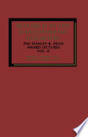 Research in the Schizophrenic Disorders : the Stanley R. Dean Award Lectures Vol. II /
