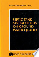 Septic tank system effects on ground water quality /