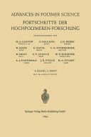 Fortschritte der Hochpolymeren-Forschung /