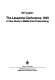 The Lausanne Conference, 1949 : a case study in Middle East peacemaking /