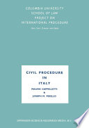 Civil procedure in Italy /