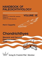 Chondrichthyes : Mesozoic and Cenozoic Elasmobranchii : teeth /