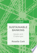 Sustainable banking : issues and challenges /