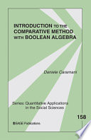 Introduction to the comparative method with Boolean algebra /