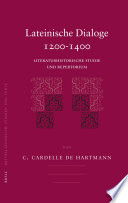 Lateinische Dialoge 1200-1400 : literaturhistorische Studie und Repertorium /