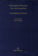 Origo gentis Romanae, De viris illustribus : concordantiae et indices /