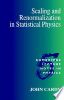 Scaling and renormalization in statistical physics /
