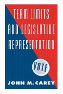 Term limits and legislative representation /