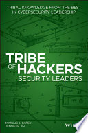 Tribe of hackers security leaders : tribal knowledge from the best in cybersecurity leadership /