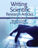 Writing scientific research articles : strategy and steps /