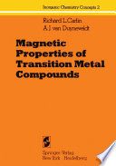Magnetic Properties of Transition Metal Compounds /