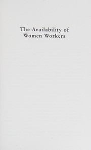 The availability of women workers : effects on company location /