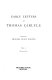 Early letters of Thomas Carlyle /