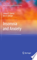 Insomnia and anxiety /