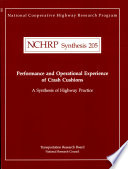 Performance and operational experience of crash cushions /