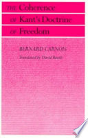 The coherence of Kant's doctrine of freedom /