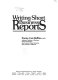 Writing short business reports /
