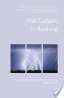 Risk culture in banking /