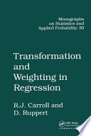 Transformation and weighting in regression /