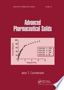 Advanced pharmaceutical solids /