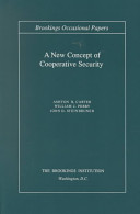 A new concept of cooperative security /