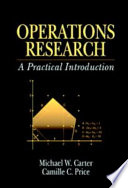 Operations research : a practical introduction /