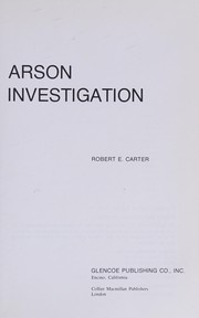 Arson investigation /