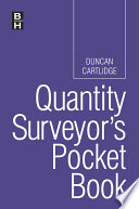 Quantity surveyor's pocket book /